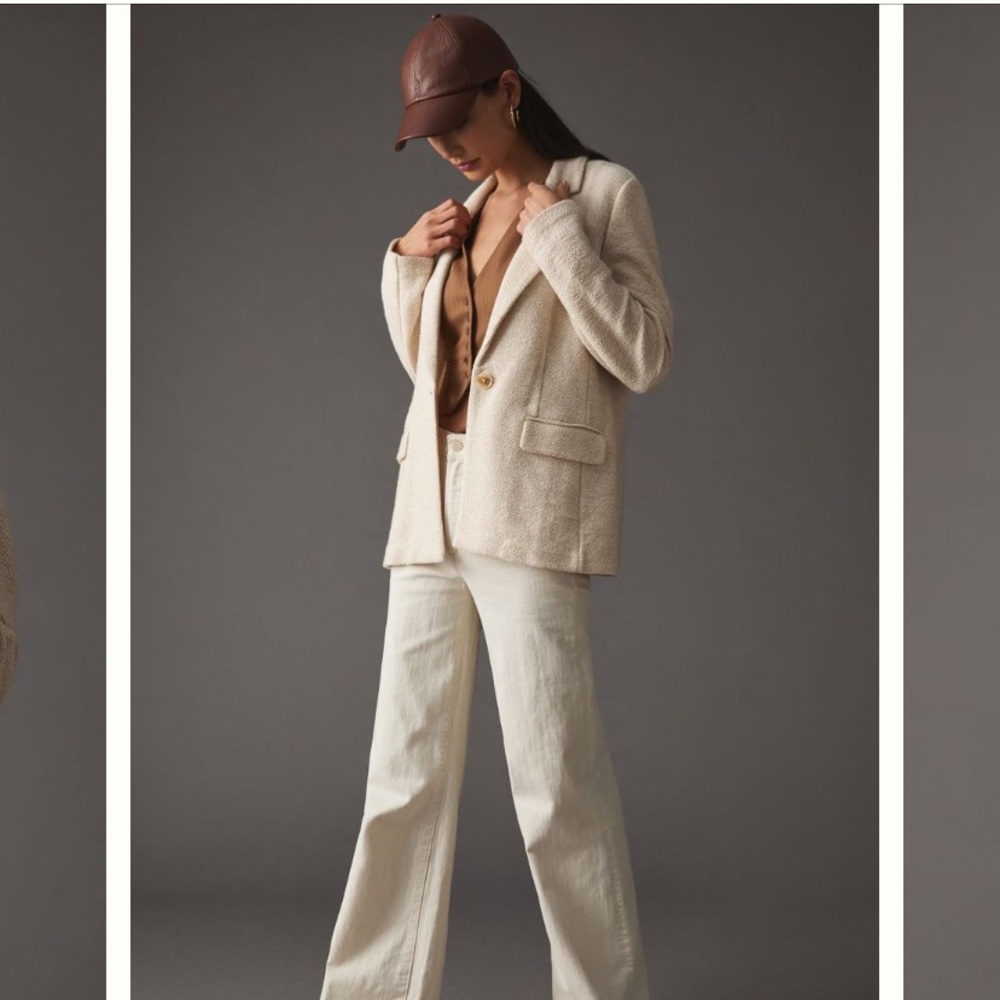 NWT | ANTHROPOLGIE | sanctuary bryce knit blazer - Picture 3 of 4